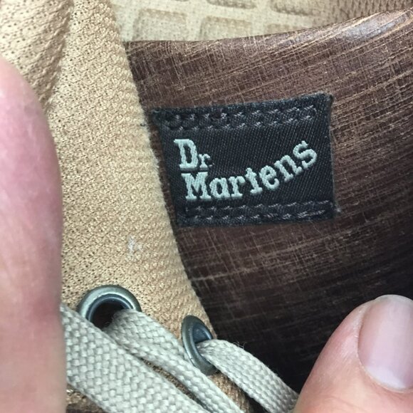 Dr. Martens Mens 9 Brown Casual Lace-Up Oxford Sneakers Shoes - Picture 10 of 12